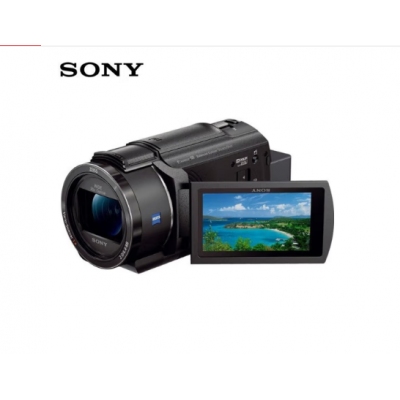 索尼（SONY）FDR-AX45A 家用/直播4K高清數(shù)碼攝像機(jī) /DV/攝影機(jī)/錄像機(jī)（含128G卡+三腳架+包+UV鏡）