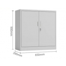 文件柜鐵皮柜子資料檔案柜帶鎖小矮柜子財務(wù)憑證柜 半截柜 1.0mm